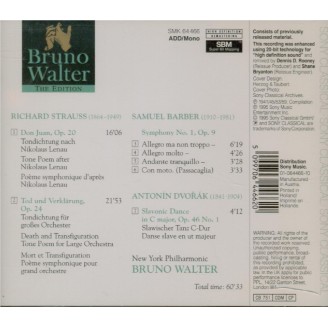 STRAUSS - Walter - Don Juan, pour grand orchestre op.20