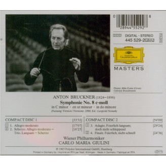 BRUCKNER - Giulini - Symphonie n°8 en ut mineur WAB 108