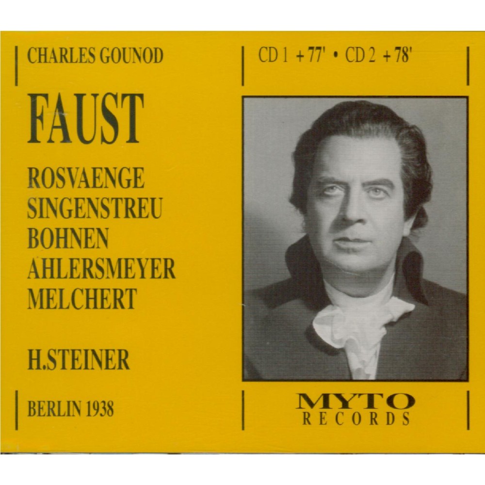 GOUNOD - Rosvaenge - Faust (Live, Berlin 6 - 3 - 1938) Live, Berlin 6 - 3 - 1938