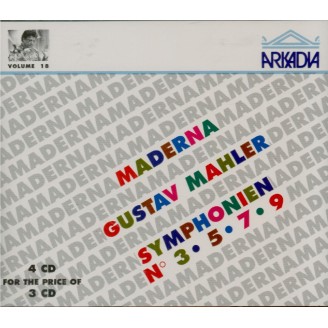MAHLER - Bruno Maderna - Symphonies n° 3, 5, 7 & 9