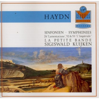 HAYDN - Kuijken - Symphonie n°26 en sol majeur Hob.I:26 'Lamentatione'