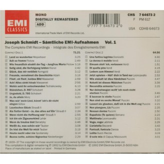 Intégrale des enregistrements EMI Vol.1