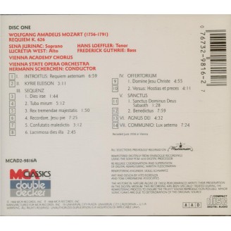 MOZART - Scherchen - Ave verum corpus, Requiem