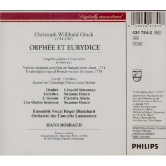 GLUCK - Rosbaud - Orphée et Eurydice (version française)