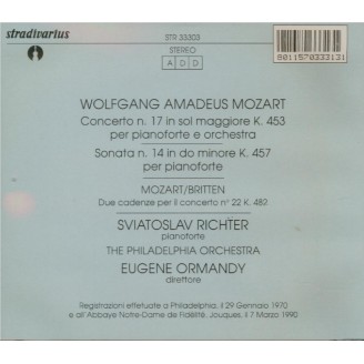 MOZART - Sviatoslav Richter - Concerto pour piano n° 17 (Un homme de concert vol.1)
