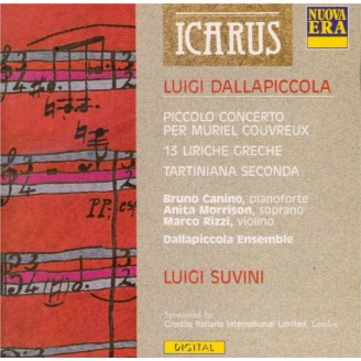 DALLAPICCOLA - Suvini - Piccolo concerto per Muriel Covreux