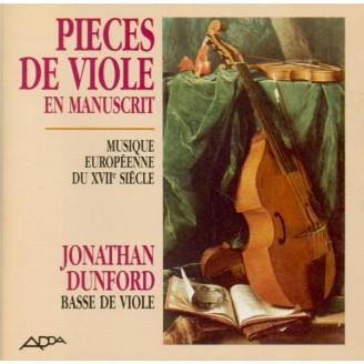 Pièces de viole en manuscrit