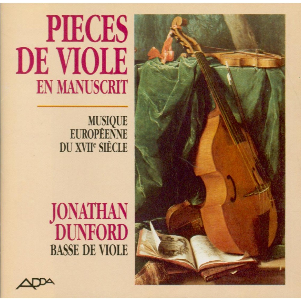 Pièces de viole en manuscrit
