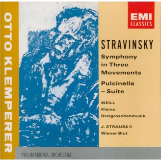 STRAVINSKY - Klemperer - Symphonie en trois mouvements, pour orchestre