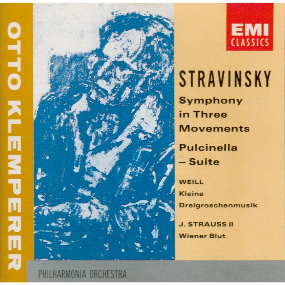 STRAVINSKY - Klemperer - Symphonie en trois mouvements, pour orchestre