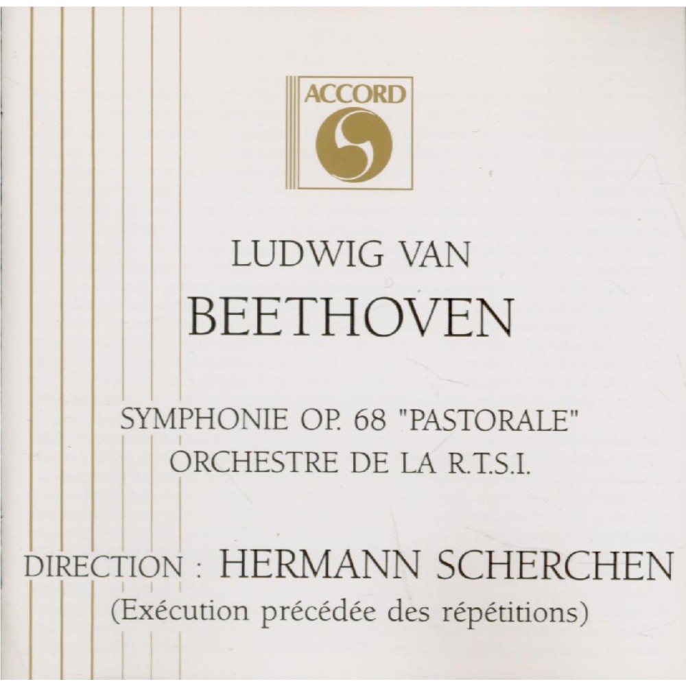 BEETHOVEN - Scherchen - Symphonie n°6 op.68 'Pastorale' Concert et répétitions (1965)