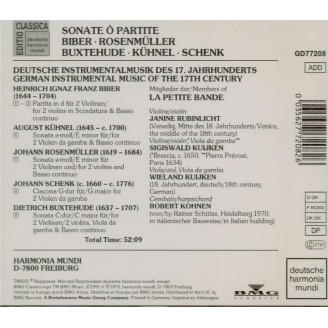 Deutsche Instrumentalmusik des 17. jahrhunderts