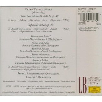 TCHAIKOVSKY - Leonard Bernstein - Ouverture solennelle "1812"