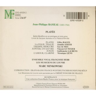 RAMEAU - Minkowski - Platée