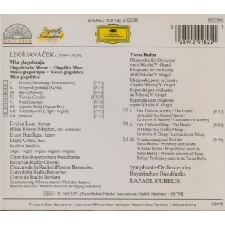 JANACEK - Kubelik - Messe glagolitique