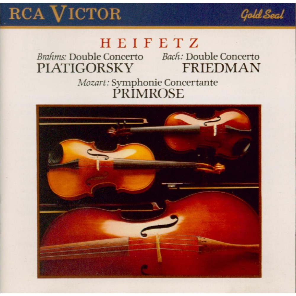 BRAHMS - Jascha Heifetz & Gregor Piatigorsky - Double concerto pour violon et violoncelle