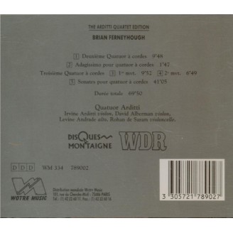 FERNEYHOUGH - Arditti String - Adagissimo