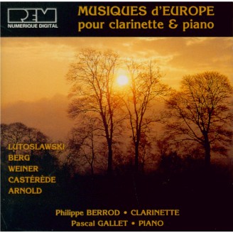Musiques d'Europe pour clarinette & piano