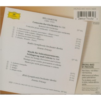 BARTOK - Fricsay - Concerto pour orchestre Sz.116 BB.123
