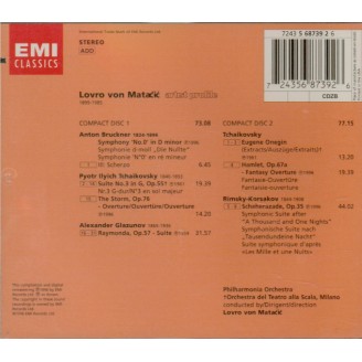 TCHAIKOVSKY - Matacic - Suite pour orchestre n°3 en sol majeur op.55