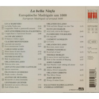 La Bella Ninfa (madrigaux en Europe 1600)