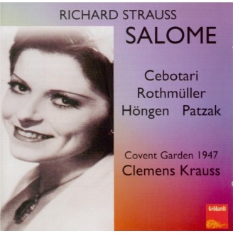 STRAUSS - Krauss - Salomé, opéra op.54 (Live London 30 - 09 - 1947) Live London 30 - 09 - 1947