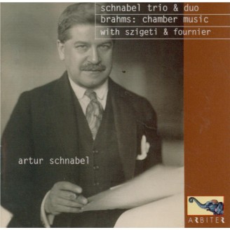 BRAHMS - Schnabel - Trio avec piano n°1 en si majeur op.8