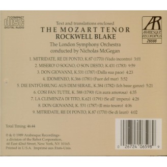 The Mozart Tenor