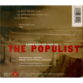 COPLAND - Tilson Thomas - The Populist