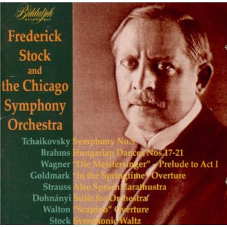 Frederick Stock and the Chicago Symphony Orchestra