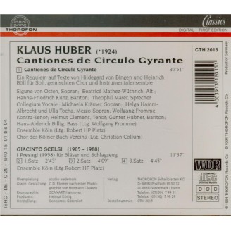 HUBER - Platz - Cantiones de circulo gyrante