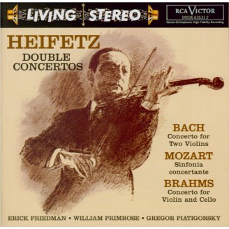 BACH - Heifetz - Concerto pour deux violons en ré mineur BWV.1043 'Double'