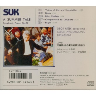 SUK - Pesek - Conte d'été op.29 (Import Japon)
