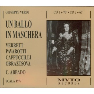 VERDI - Abbado - Un ballo in maschera (Un bal masqué), opéra en trois ac Live Scala di Milano, 30 - 12 - 1977