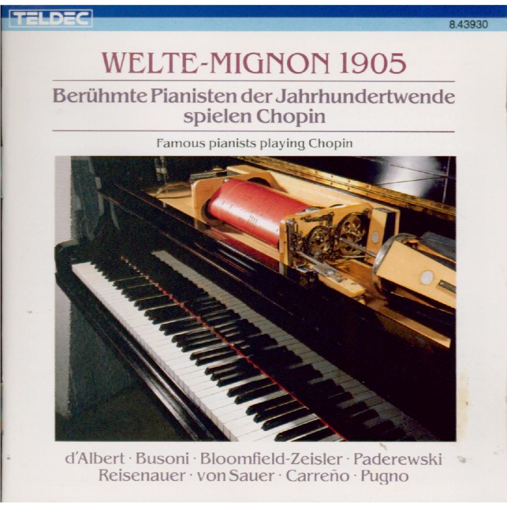Welte-mignon 1905 Chopin