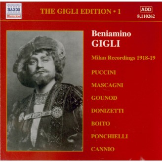 The Gigli Edition vol.1: Milan recordings 1918-1919