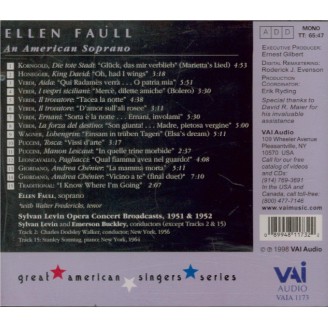 An american soprano : Airs de Wagner, Korngold, Honegger, Verdi