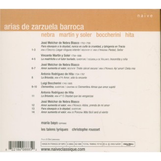 Arias de zarzuelas