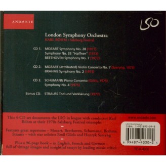 London Symphony Orchestra : Salzburg Festival 1973-1977
