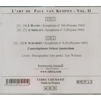 Paul Van Kempen vol.2 : Concertgebouw d'Amsterdam