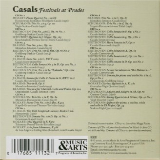 Casals Festivals at Prades : Live Concert Performances