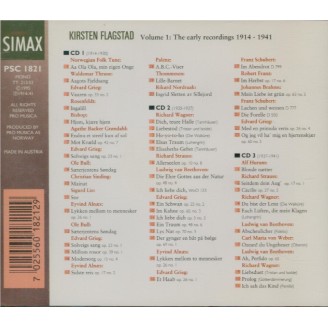 Kirsten Flagstad vol.1 : The early recordings
