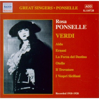 Airs d'opéras de Verdi (Enregistrements 1918 / 1928)