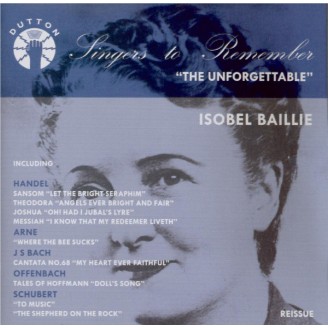 Isobel Baillie - The unforgettable