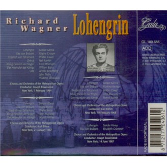 WAGNER - Rosenstock - Lohengrin WWV.75 live MET 1 - 2 - 1964 + extraits 1968 et 1967