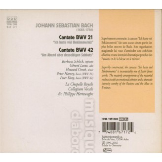 BACH - Herreweghe - Cantates 21 & 42