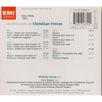 Les introuvables de Christian Ferras
