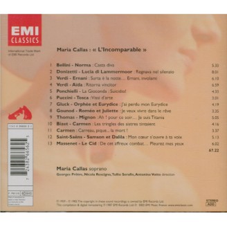 L'incomparable Callas