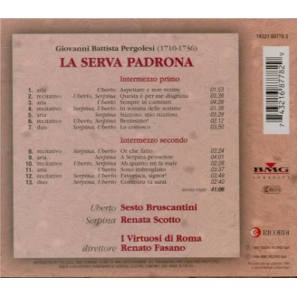 PERGOLESE - Fasano - La serva padrona