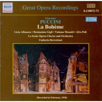 PUCCINI - Berrettoni - Bohème (La)